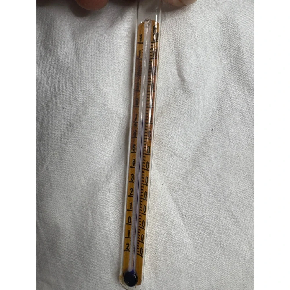 Vintage Kodak Darkroom Thermometer Glass Tube Eastman Rochester NY